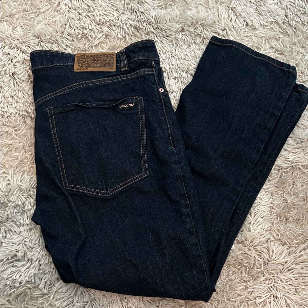 Volcom Men's Vorta Slim Straight Jeans